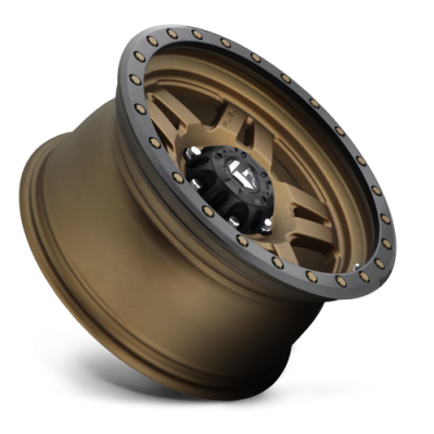 Aluminum Wheels 18X9 Anza D583 5 On 127 Bronze 78.1 Bore 1 Offset 5 Spoke Fuel Off Road Wheels