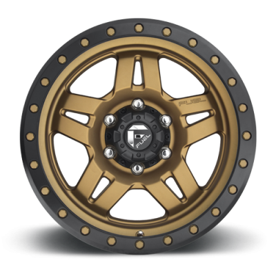 Aluminum Wheels 18X9 Anza D583 5 On 127 Bronze 78.1 Bore 1 Offset 5 Spoke Fuel Off Road Wheels
