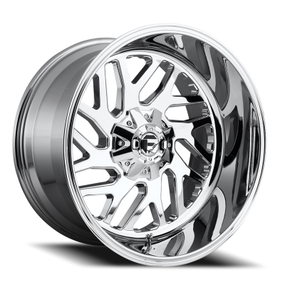 Aluminum Wheels 24X12 Triton D609 6 On 135/6 On 139.7 Chrome Plated 106.1 Bore -44 Offset Mesh Spoke Fuel Off Road Wheels