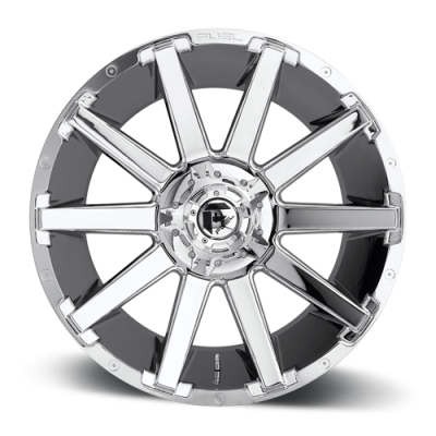 Aluminum Wheels 20X10 Contra D614 6 On 135/6 On 139.7 Chrome 106.1 Bore -19 Offset Multi Spoke Fuel Off Road Wheels