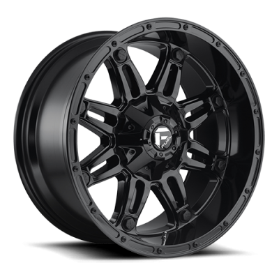 Aluminum Wheels 20X9 Hostage D625 5 On 114.3/5 On 127 Gloss Black 78.1 Bore 1 Offset Fuel Off Road Wheels