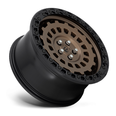 Aluminum Wheels 17X9 Zephyr D634 5 On 127 Matte Bronze W/Black Bead Ring 71.5 Bore 1 Offset Fuel Off Road Wheels