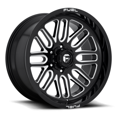 Aluminum Wheels 22X10 Ignite D662 5 On 127 Gloss Black Milled 78.1 Bore -18 Offset Fuel Off Road Wheels