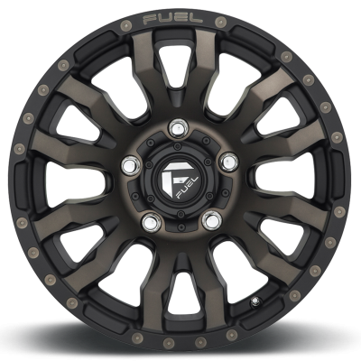 Aluminum Wheels 22X12 Blitz D674 5 On 127 Matte Black Double Dark Tint 71.5 Bore -44 Offset Multi Spoke Fuel Off Road Wheels