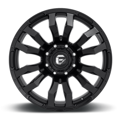Aluminum Wheels 20X8.25 Blitz D675 8 On 165.1 Gloss Black 117 Bore -221 Offset Multi Spoke Fuel Off Road Wheels