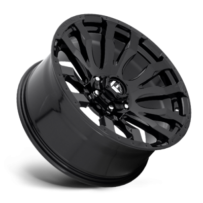 Aluminum Wheels 22X10 Blitz D675 6 On 135 Gloss Black 87.1 Bore -18 Offset Multi Spoke Fuel Off Road Wheels