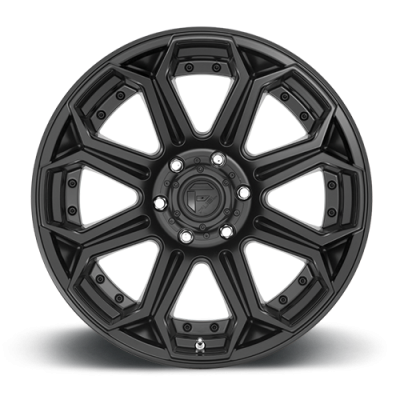Aluminum Wheels 26X14 Siege D706 5 On 127 Matte Black 71.5 Bore -75 Offset Fuel Off Road Wheels