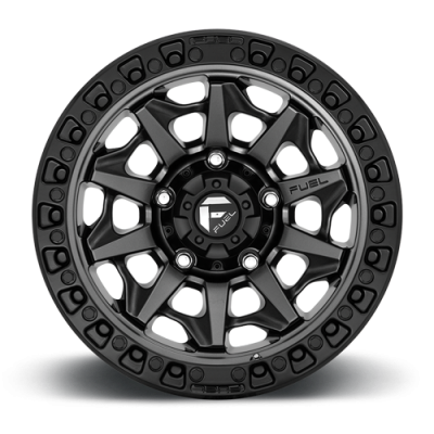 Aluminum Wheels 15X8 Covert D716 5 On 114.3 Matte Gunmetal Gray Black Bead Ring 72.7 Bore -19 Offset Multi Spoke Fuel Off Road Wheels