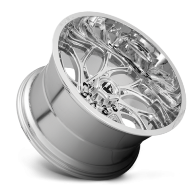 Aluminum Wheels 22X12 Runner D740 6 On 135 Chrome 87.1 Bore -44 Offset Fuel Off Road Wheels