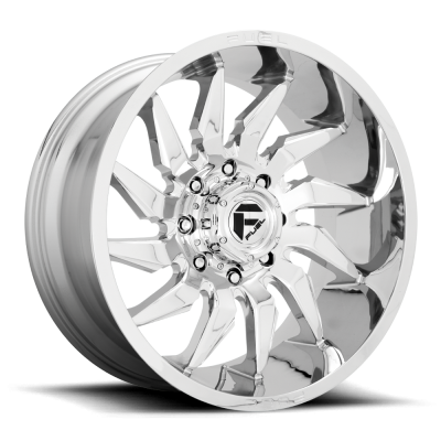 Aluminum Wheels 22X12 Saber D743 6 On 135 Chrome 87.1 Bore -44 Offset Fuel Off Road Wheels