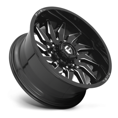 Aluminum Wheels 24X12 Saber D744 5 On 127 Gloss Black Milled 71.5 Bore -44 Offset Fuel Off Road Wheels