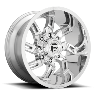 Aluminum Wheels 22X10 Lockdown D746 5 On 127 Chrome 71.5 Bore -18 Offset Fuel Off Road Wheels