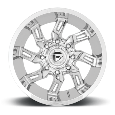 Aluminum Wheels 22X10 Lockdown D746 5 On 127 Chrome 71.5 Bore -18 Offset Fuel Off Road Wheels
