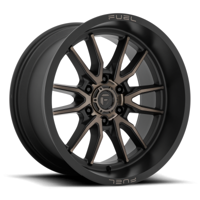 Aluminum Wheels 20X9 Clash 6 D762 6 On 114.3 Matte Black Double Dark Tint 66.06 Bore 1 Offset Multi Spoke Fuel Off Road Wheels