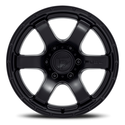 Aluminum Wheels 20X9 Rush D766 5 On 127 Satin Black 71.5 Bore 1 Offset Fuel Off Road Wheels