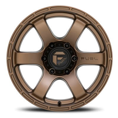 Aluminum Wheels 18X9 Rush D768 5 On 127 Matte Bronze 71.5 Bore 1 Offset Fuel Off Road Wheels
