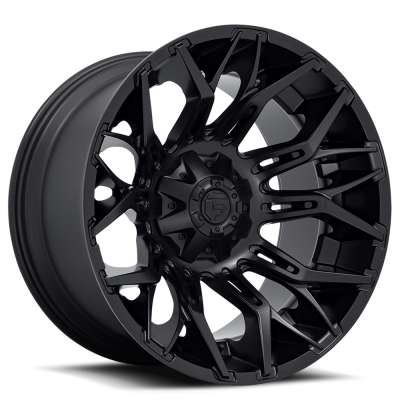Aluminum Wheels 22X10 Twitch D772 5 On 114.3/5 On 127 Blackout 78 Bore -18 Offset Fuel Off Road Wheels