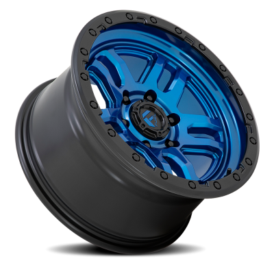 Aluminum Wheels 17X9 AMMO D790 5 On 127 Blue W/Black Lip 71.5 Bore -12 Offset Fuel Off Road Wheels