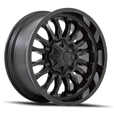 Aluminum Wheels 20X10 Arc D796 5 On 127/5 On 139.7 Matte Black W/ Gloss Black Lip 87.1 Bore -18 Offset Fuel Off Road Wheels