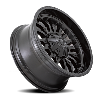 Aluminum Wheels 20X10 Arc D796 5 On 127/5 On 139.7 Matte Black W/ Gloss Black Lip 87.1 Bore -18 Offset Fuel Off Road Wheels