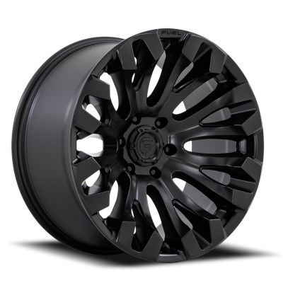Aluminum Wheels 20X9 Quake D831 5 On 114.3 Blackout 72.56 Bore 1 Offset Fuel Off Road Wheels