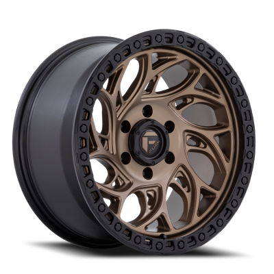 Aluminum Wheels 18X9 Runner OR D841 5 On 127 Bronze/Black Ring 71.5 Bore 1 Offset Fuel Off Road Wheels