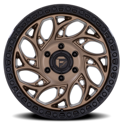 Aluminum Wheels 18X9 Runner OR D841 5 On 127 Bronze/Black Ring 71.5 Bore 1 Offset Fuel Off Road Wheels