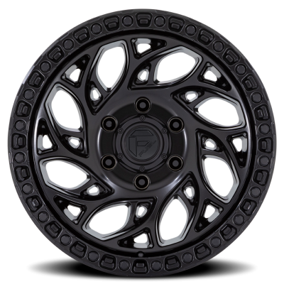 Aluminum Wheels 17X9 Runner OR D852 5 On 127 Blackout 71.5 Bore 1 Offset Fuel Off Road Wheels