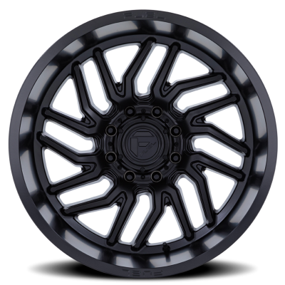 Aluminum Wheels 22X12 Hurricane D864 6 On 135 Blackout 87.1 Bore -44 Offset Fuel Off Road Wheels
