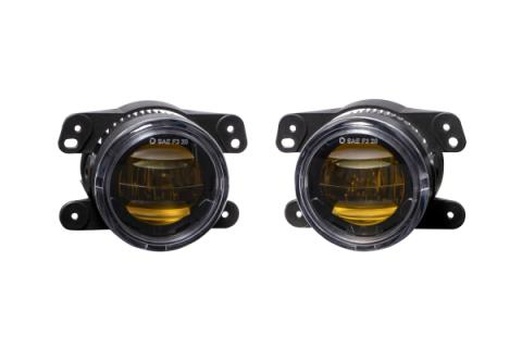 Elite Series Type M Fog Lamps, Yellow Pair Diode Dynamics