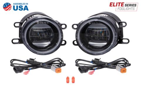 Elite Series Type B Fog Lamps, White Pair Diode Dynamics
