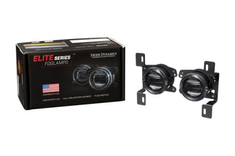 Elite Series Type MR Fog Lamps, Yellow Pair Diode Dynamics