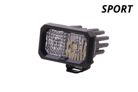 Stage Series 2 Inch LED Pod, Sport White Fog Standard ABL Each