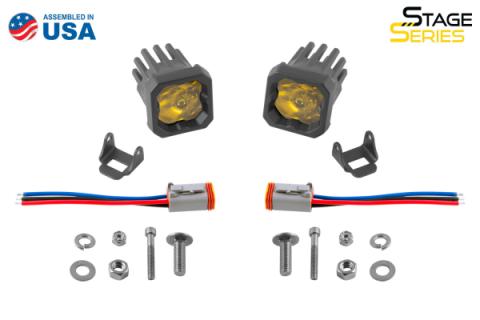 Stage Series C1 LED Pod Pro Yellow Flood Standard ABL Pair Diode Dynamics