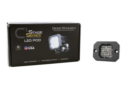 Stage Series C1 LED Pod Pro White Flood Flush RBL Each Diode Dynamics