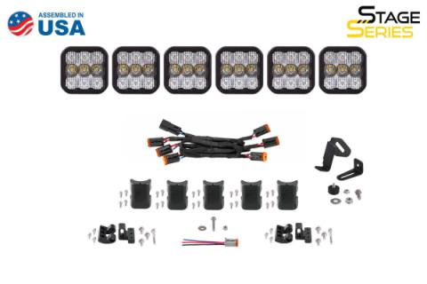 SS5 Sport Universal CrossLink 6-Pod Lightbar White Combo Diode Dynamics