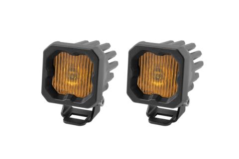 Stage Series C1 LED Pod Yellow SAE Fog Standard ABL Pair Diode Dynamics