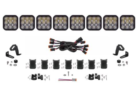 SS5 Sport Universal CrossLink 8-Pod Lightbar White Driving Diode Dynamics