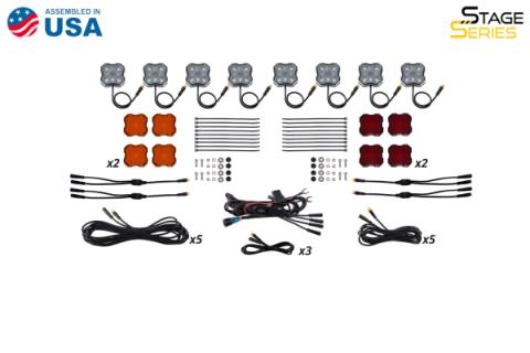Single-Color Rock Light Installer Magnet Mount Kit (8-pack) Diode Dynamics