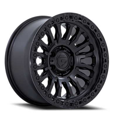 Aluminum Wheels 17X9 Rincon SBL FC857MB 5 On 127 Matte Black/Gloss Black Lip 71.5 Bore 1 Offset Fuel Off Road Wheels