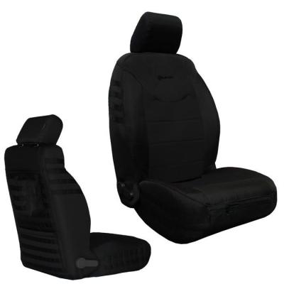 Jeep JK Seat Covers Front 13-18 Wrangler JK/JKU Tactical Series Black/Black Bartact