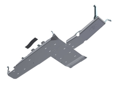 JT Gladiator Full Bellypan With Oil Door - 3.0L Diesel Aluminum Artec Industries