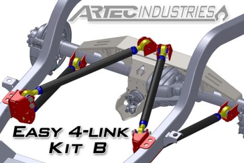 Easy 4 Link Kit B Tube All 1.25 Inch Krawler Joints Artec Industries