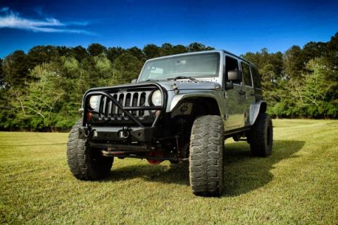 Aluminum Crusher 4 Inch Front Fenders for Jeep JK / JKU Motobilt