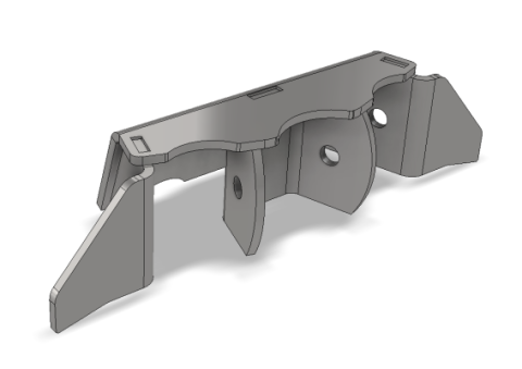 Universal Upper Triangulated link mount Motobilt