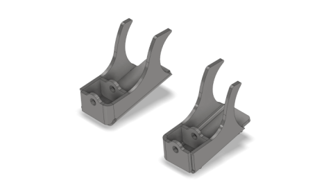 Dana 60 Coilover Strut Drop Bracket Motobilt