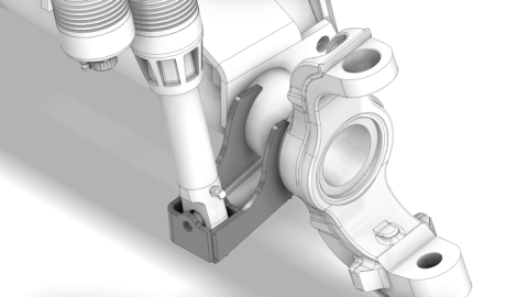 Dana 60 Coilover Strut Drop Bracket Motobilt