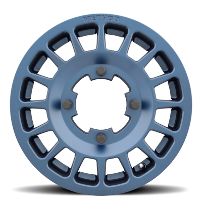 Aluminum Wheels 14x6 MR407 Bead Grip UTV Bolt Pattern 4 On 156 Offset 38 Lip Size 0 Bahia Blue BL Method
