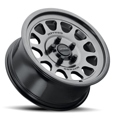 Aluminum Wheels 15x10 MR414 Bead Grip UTV Bolt Pattern 5 On 114.3 Offset 25 Lip Size 2.72 Graphite GY Method