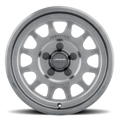 Aluminum Wheels 15x7 MR414 Bead Grip UTV Bolt Pattern 5 On 114.3 Offset 13 Lip Size 1.18 Graphite GY Method